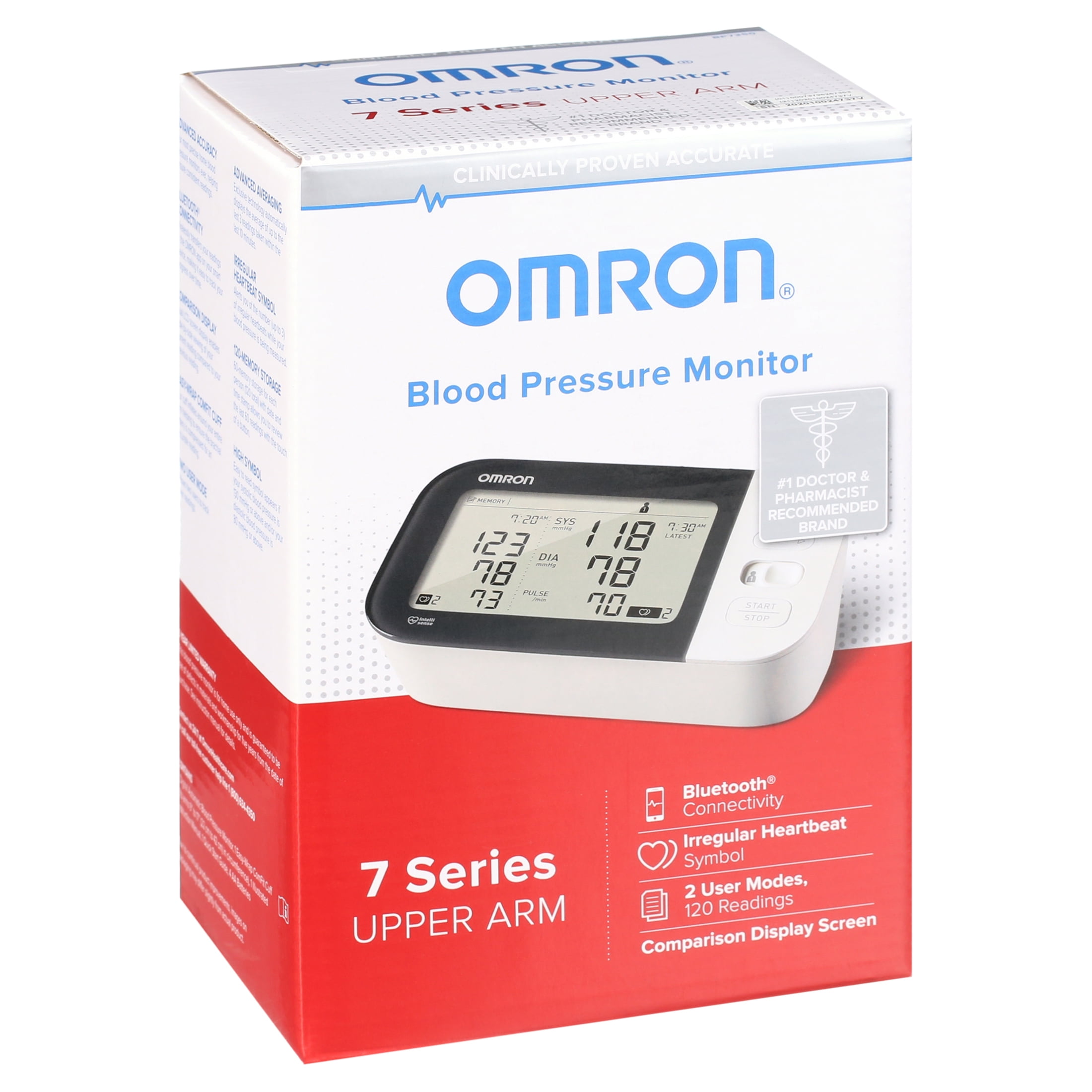 Omron BP7350 7 Series Wireless Upper Arm Blood Pressure Monitor