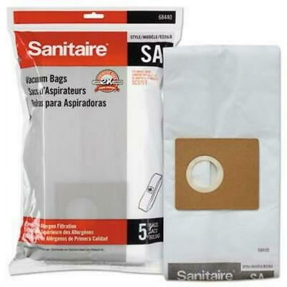 Compatible with Sanitaire Style SA Disposable Dust Bags for SC3700A, 5/Pack, 10 Packs/Carton (6844010)