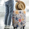 thumbnail image 2 of Pioneer Flower Floral Print Pattern Luggage Cover Fashion Suitcase Cover Baggage Covers Fit 25-28 Inch Luggage (Go Travel), 2 of 5