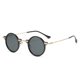 thumbnail image 1 of Gafas de sol de estilo punk con montura pequeña, gafas redondas personalizadas para hombres y mujeres, 1 of 6