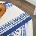 thumbnail image 5 of DII 14x108" Modern Cotton Porto Stripe Print Table Runner in Blue, 5 of 12