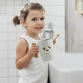 thumbnail image 3 of Cute Toothbrush Cup under $5! Kadlawus Fresh Mouthwash Cup, Cute Toothbrush Cup forkids, High Value Bathroom Organizer,children's Dental Care Set, Portable Rinsing Cup, 3 of 5