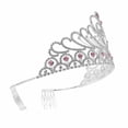 thumbnail image 4 of SWETRACE Diadema Rosa Con Detalles De Para Evento Especial Y De Fiesta, 4 of 8