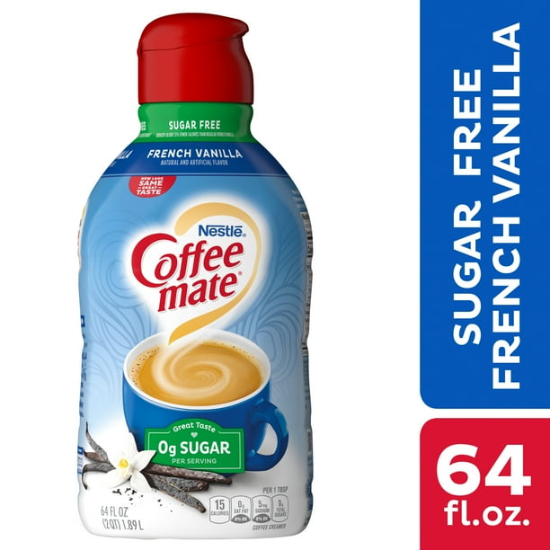 Coffee mate french vanilla nutrition label