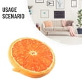 thumbnail image 2 of Housse de Coussin pour Chaise de Jardin, Sol, Forme de Fruit, Décoration Ronde, Motif Unique, 2 of 11