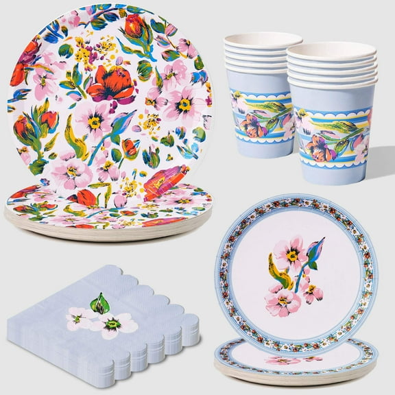 Vera Bradley Coterie Sea Air Floral Tableware Set