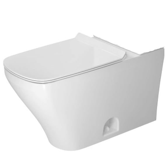 Duravit 216001-Dual Durastyle Elongated Toilet Bowl Only - White