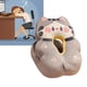 thumbnail image 3 of Diseño de gato gris, seda helada para una comodidad fresca, ayuda perfecta para la siesta en la oficina y para estudiantes, almohada para la siesta en forma de V, 3 of 8