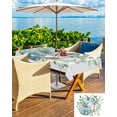 thumbnail image 5 of Boanket Outdoor Tablecloth with Umbrella Hole for Patio/Picnic/Party/Camping, Aqua White Pumpkins Fall Waterproof Table Cloth Rectangle Table Cover Washable, Watercolor Thanksgiving (54"x 80"), 5 of 7