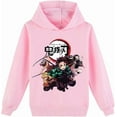 thumbnail image 2 of Demon Slayer Tracksuit Kids Pullover Hoodie Jogging Pants Set 2 Pieces Sweatshirt for Kids 2-15Years, 2 of 4