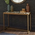 thumbnail image 2 of Homestyles Geometric Stainless Steel Console Table, 2 of 7