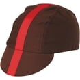thumbnail image 3 of Pace Sportswear Classic White Hat with Black Stripe Cycling Cap, 3 of 4