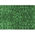 thumbnail image 1 of Ahgly Company Indoor Rectangle Persian Emerald Green Traditional Area Rugs, 2' x 5', 1 of 4
