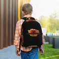 thumbnail image 6 of Disketp Orange Dalia Backpack - Comfortable Daypack with The right laptop for you Spacious Main Compartment & other poket - {designName} print, 6 of 6