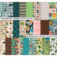 thumbnail image 2 of Inkdotpot 25 SheetsCamping TextureScrapbookPaper Pad 12x12, Single-SidedScrapbookPaper- ColorfulCardstock PaperScrapbookingDIY Decorative BackgroundCardmaking Supplies- Journal Craft Paper, 2 of 7