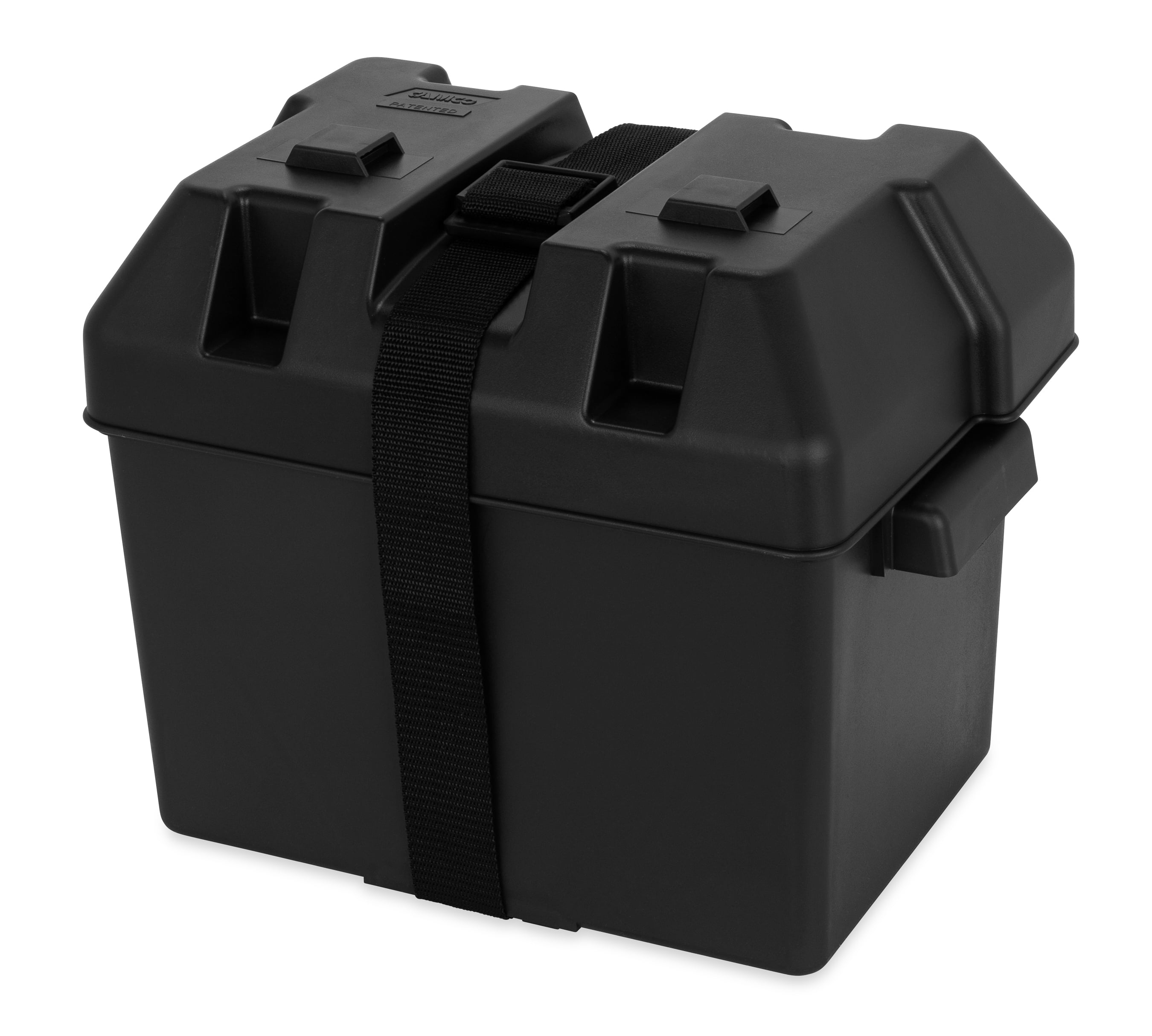 Camco Rv Standard Battery Box Fits Group Size 24 Polypropylene Black Walmart Com