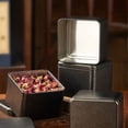 thumbnail image 6 of Metal Container with Lid Jewlery Case Jewlwey Box Loose Tea Container High-end Matte Black Tea Cans Iron Cans Tea Pot with Cover Tinplate, 6 of 6