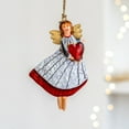 thumbnail image 2 of 1PC Vintage Iron Christmas Angel Hanging Ornament Household Pendant Household Pendant For Entryway Decor (Color1), 2 of 8