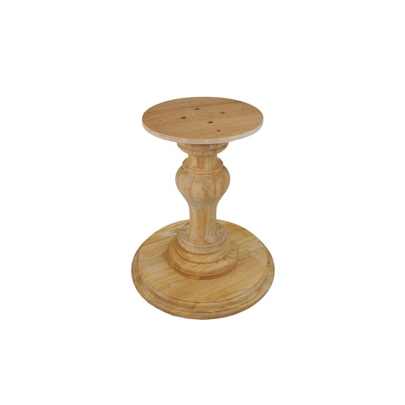 BingLTD - 29" Tall Bradford Round Pedestal Table Base (WH-Bradford29-UNF)