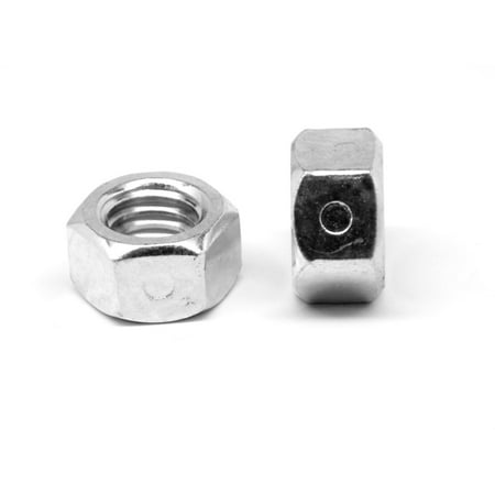 

3/8 -24 Fine Thread Reversible 2-Way All Metal Locknut Low Carbon Steel Zinc Plated Pk 50