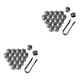 thumbnail image 1 of Sidaley Paquete de 20 tapas de tuercas de rueda de coche, cubierta de cabeza de tornillo de cubo de coche universal, llantas de neumático de Type2 NO2, 1 of 6