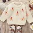 thumbnail image 7 of Coerni Toddler Boys Girls Knit Sweater Blouse Pullover Toddlers Fall and Winter Cute Butterfly Pattern Knitted Top Sweater, 7 of 7