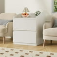 thumbnail image 1 of Nightstand with 2 Drawer Modern Side Table with Storage Wide End Table for Living Room Bedroom, 1 of 1