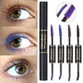 thumbnail image 3 of Rímel resistente al agua, extensión de pestañas, grueso, rizado, no se mancha, de secado rápido, de larga duración, azul, morado, blanco, colorido, maquillaje, 3 of 5