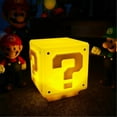 thumbnail image 4 of Question Mark Light Super Mario Bros Question Block Led Night Light With Sound Usb Rechargeable Atmosphere Lamp Gifts Home Decoration, 4 of 5