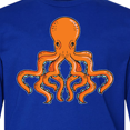 thumbnail image 4 of Inktastic Orange Octopus Long Sleeve Youth T-Shirt, 4 of 5