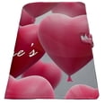 thumbnail image 2 of PKQWTM holiday flying bunch balloon hearts Happy Valentines Day Book Cover Book Protector Book Sleeve Book Pouch Book Bag 6x9 inch, 2 of 4