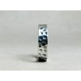 thumbnail image 2 of Heaven Crafts Sterling Silver 925 Hammered Band Ring Handmade Statement Ring For Women, 2 of 5