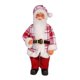 thumbnail image 2 of Muñeco de Papá Noel navideño, manualidad, decoración navideña práctica para fiestas Cuadros rojos y blancos, 2 of 9