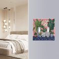 thumbnail image 4 of Yayeee Toggle Light Switch Wall Plate 2-Gang 4.56"x4.48" Decorative Outlet Cover, Floral Vase, 4 of 7