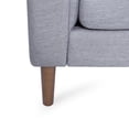 thumbnail image 5 of Noble House Orly Fabric 3 Seater Sofa, Cloud Gray, 5 of 11