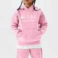 thumbnail image 4 of Taybagh Girls Sweatshirts Size 10-12 Christmas Print Hooded Sweatshirts Oversized Long Sleeve Winter Preppy Clothes Tops, 4 of 5