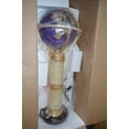 thumbnail image 2 of Illuminated Purple World Globe Rotated by motor -  Size: 19"L x 19"W x 42"H., 2 of 11