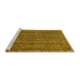 thumbnail image 2 of Ahgly Company Machine Washable Indoor Rectangle Oriental Yellow Modern Area Rugs, 5' x 7', 2 of 4