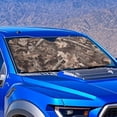 thumbnail image 4 of Xixirimido Windshield Sunshade for Car Foldable Front Window Cover Sun Shade Sun Visor Block UV Rays Universal Fit Automotive Accessories, Retro Tree Camouflage, 4 of 8