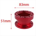thumbnail image 2 of Espaciador de Base para Volante de Coche, Almohadillas de Elevación de 51 mm, Adaptador para Volante de Carreras., 2 of 5