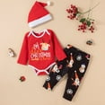 thumbnail image 2 of JLMSPLWG Christmas Outfits Toddler Kids Christmas Boys Christmas Outfit for Baby Girl Baby Clothes 12 Months 9 Month Baby Clothes for Teens Girls 4t, Red 12-18 Months, 2 of 9