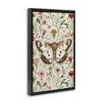 thumbnail image 3 of Stupell Industries Botanical Butterfly on Florals Floral Painting Black Floater Framed Canvas Art Print Wall Art, 17 x 25, 3 of 9