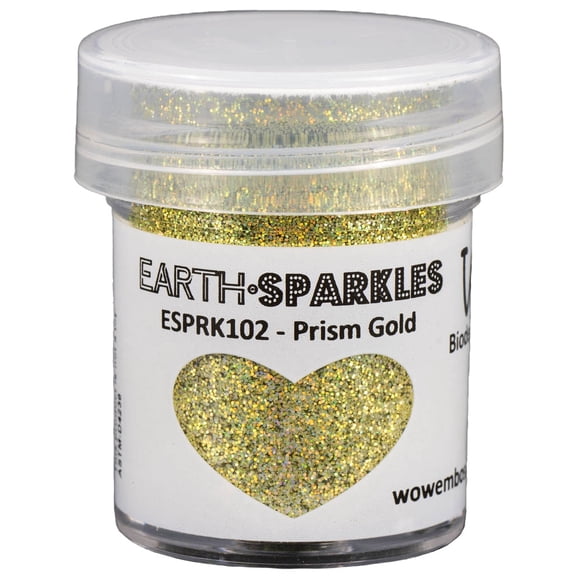 WOW! Earth Sparkles Glitter 15ml-Prism Gold