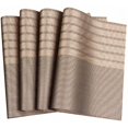 thumbnail image 1 of Juego de 4 manteles individuales de PVC con protección contra el calor, mantel individual impermeable, mantel de mesa de comedor, mantel de mesa a prueba de aceite, 1 of 5