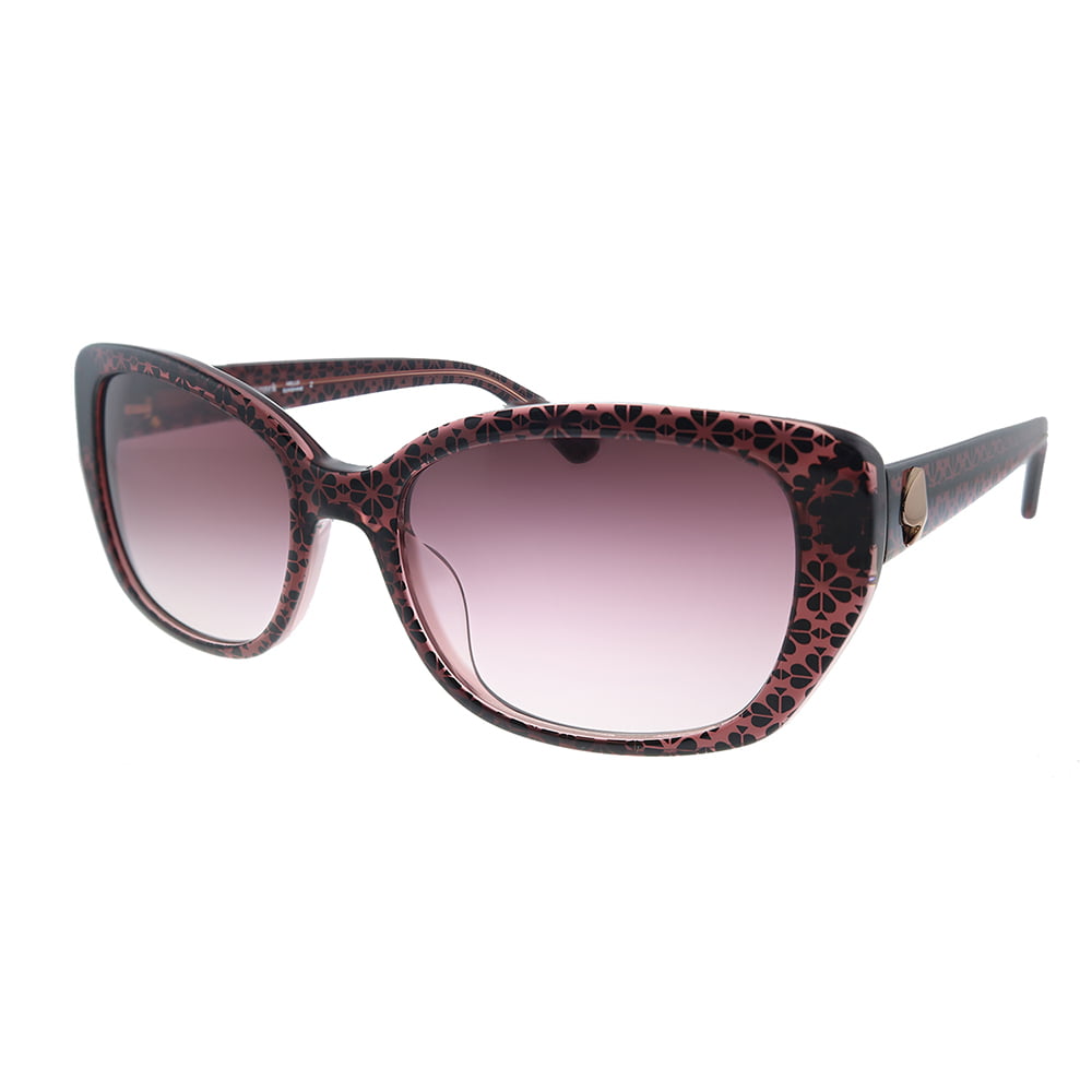 Kate Spade KS KENZIE/G/S Plastic Womens Square Sunglasses Dark Havana 53mm  Adult 