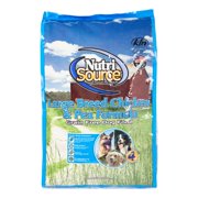 NutriSource Grain-Free Large Breed Chicken & Pea Formula Dry Dog Food, 30 lb