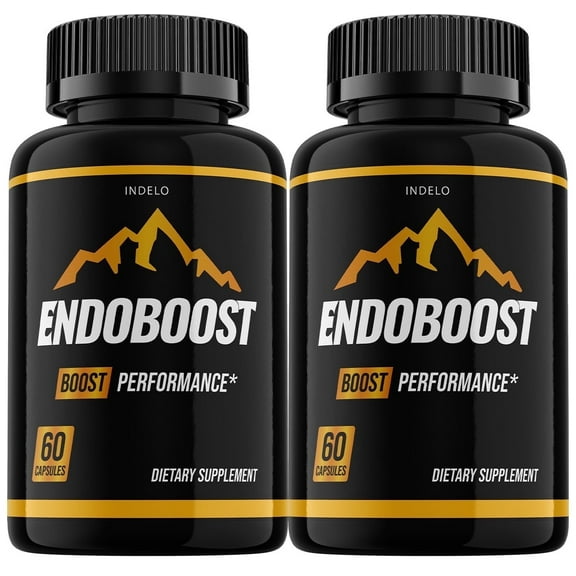 (2 Pack) Endoboost Supplement Pills - Endoboost Support Pills - Extra Strength Endo Boost Formula Capsules (120 Capsules)