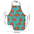 thumbnail image 2 of Rocae Fun Octopus for Kitchen Aprons for Women Adjustable Cooking Kitchen Chef Apron for Men with Pockets, 2 of 7