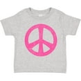 thumbnail image 3 of Inktastic Peace Sign Pink Retro Girls Toddler T-Shirt, 3 of 5
