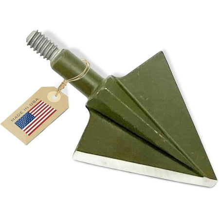 VPA 11/8 2 Blade 150 grain Right Single Bevel Broadhead Screw-In S7 Premium Tool Steel 56-58 Rockwell 3 Pack Made in the USA